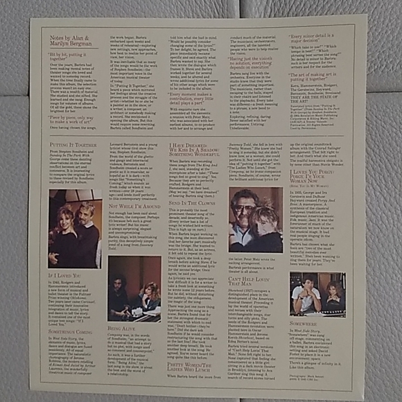 Barbra Streisand - The Broadway Album LP - Picture 4 of 8